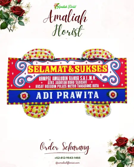 Papan Bunga Ucapan Selamat Semagar